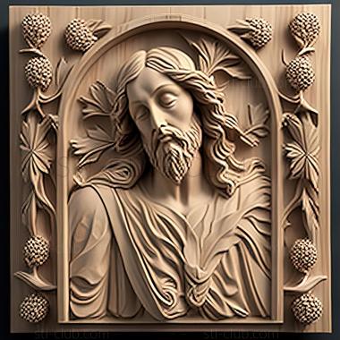 3D model st jesus (STL)